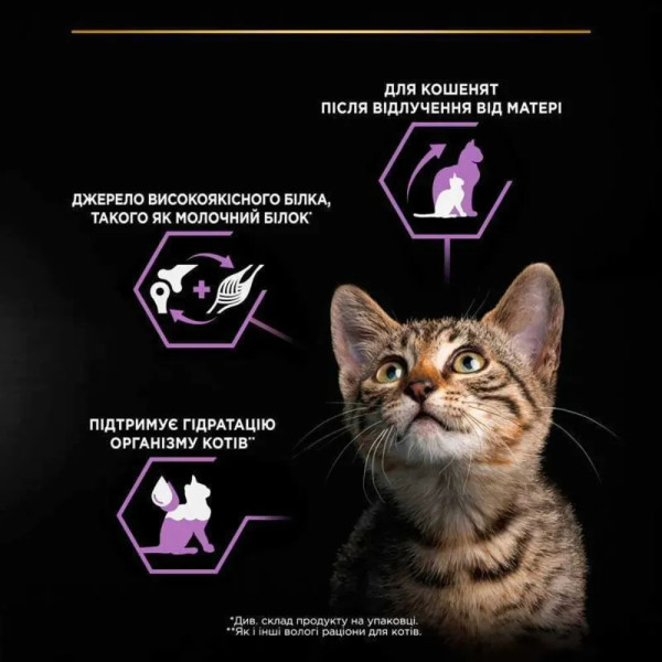 Влажный корм для котят Pro Plan Baby Kitten Chicken 85 г (курица) 24 шт Pro Plan – купить со скидкой