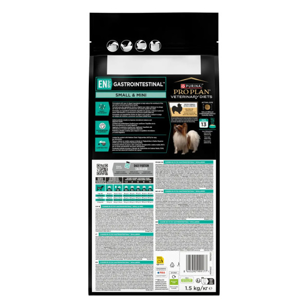 Сухий корм для собак Pro Plan Veterinary Diets EN Gastrointestinal Small & Mini Canine 1.5 кг Pro Plan Veterinary Diets – купити зі знижкою %