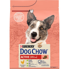 Сухий корм для активних собак всіх порід Dog Chow Active Chicken 2,5 кг (курка)