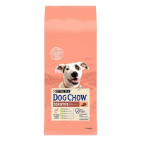 Сухий корм для дорослих собак Dog Chow Sensetive 14 кг (лосось)