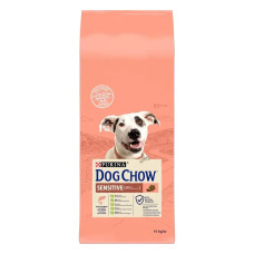 Сухий корм для дорослих собак Dog Chow Sensetive 14 кг (лосось)