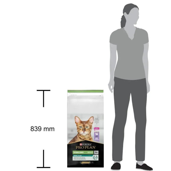 Purina Pro Plan Sterilised Сухой корм с индейкой для стерилизованных кошек, 14 кг Pro Plan – купить со скидкой