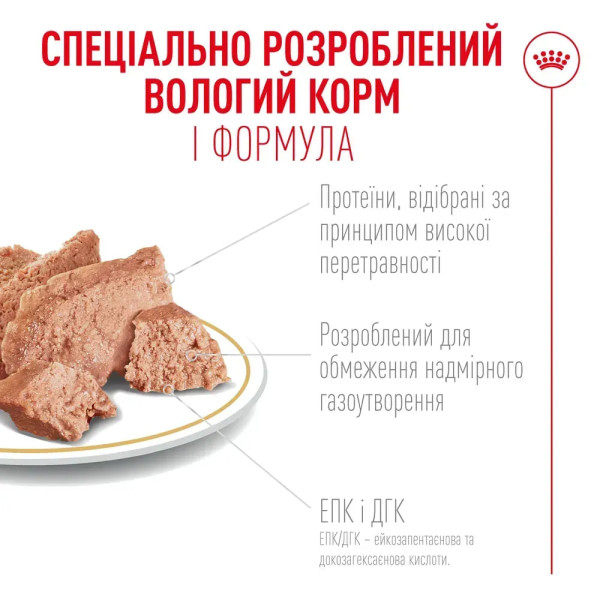 Вологий корм для собак Royal Canin French Bulldog Adult 85 г (1 упаковка 12 шт) Royal Canin – купити зі знижкою %