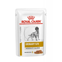Влажный корм для собак Royal Canin Urinary S/O Moderate calorie 100 г(1 упаковка 12 пакетиков)